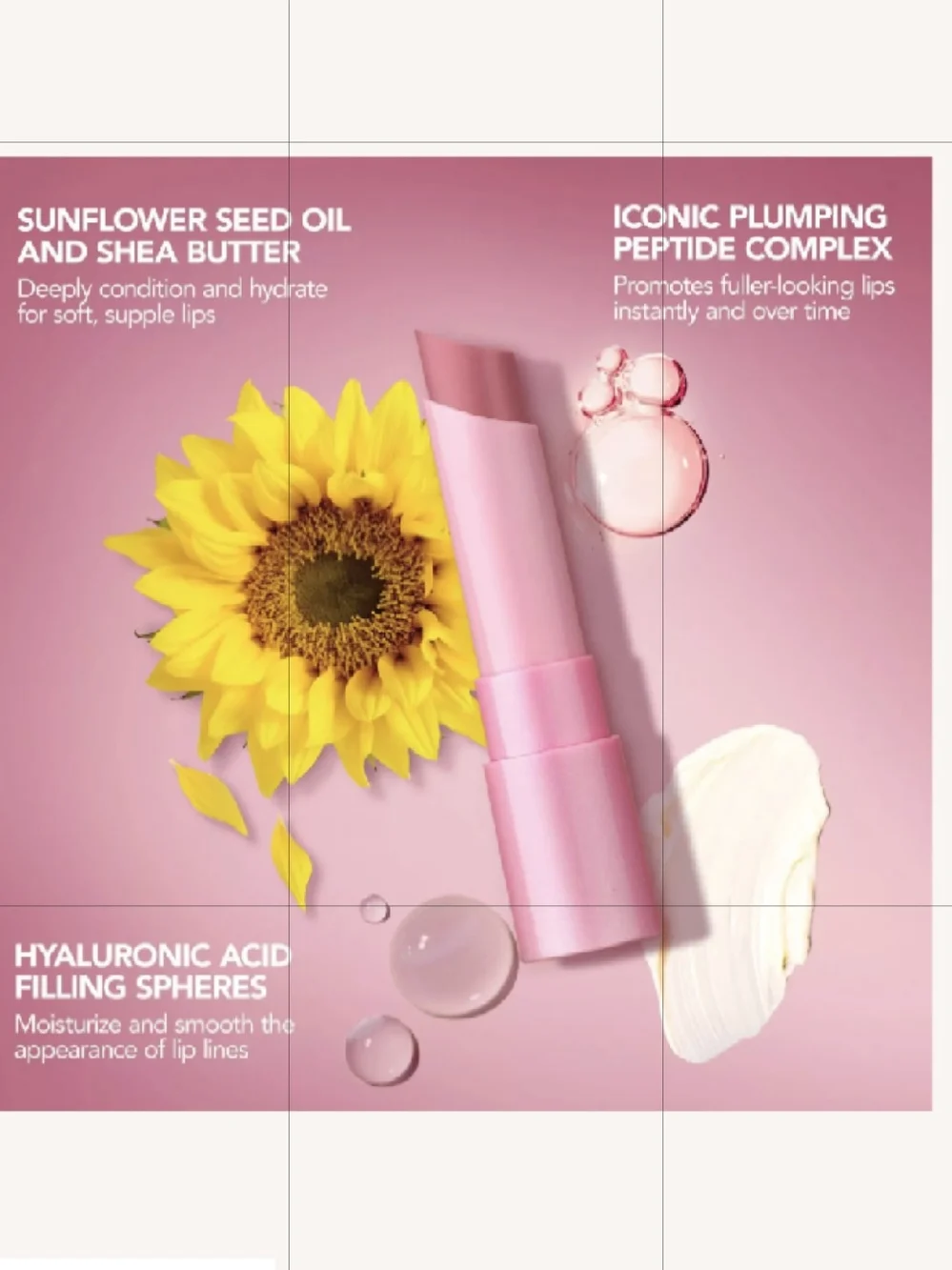 Buxom Full On Plumping Lip Glow Balm In Peach Smoothie NIB